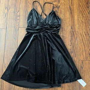Velvet Starry Night Dress
